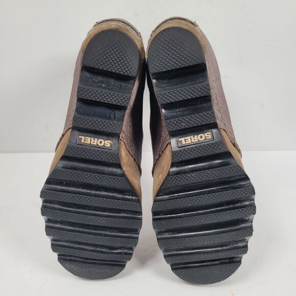 Sorel Women's Taupe Brown Lace-Up Ankle Boots NL2174-051 US Size 7 - Picture 9 of 11